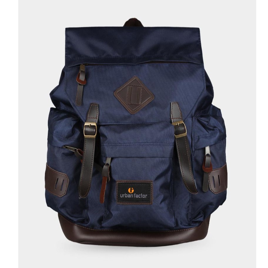 BRAIN STORM NAVY |Urban Factor x FORIND| Tas Ransel Ori Bag Polos Pria Wanita Backpack Baru New