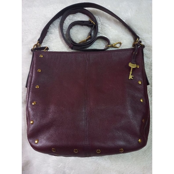 tas fossil maya hobo wine preloved