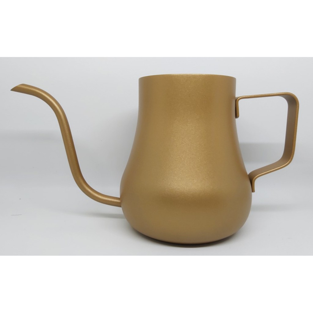 Ketel Leher Angsa 600ml Stainless - Gooseneck Kettle For Pour Over - Ceret Kecil untuk kopi