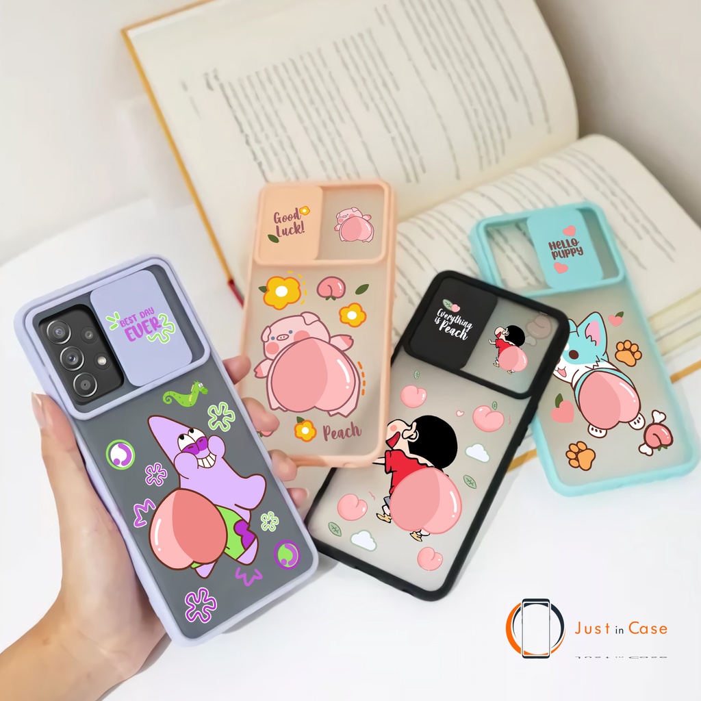 Case Slide (KG4) Softcase Macaron Samsung A52 A52S A32 A72 A22 A12 M12 A02 A02S A03 A03S A10 M10 A11 M11 A20 A30 A50 A50S A30S A31 A20S