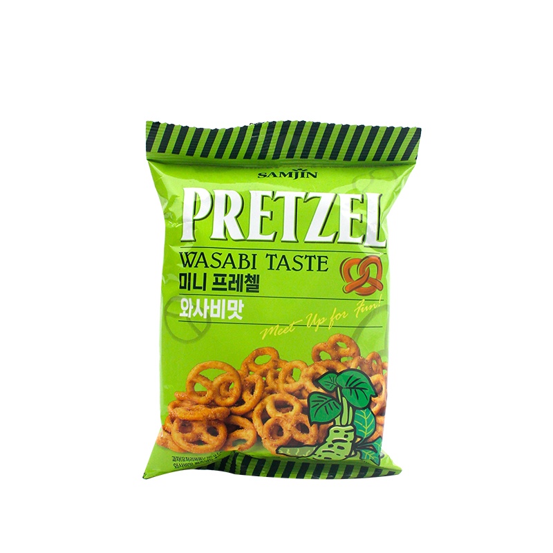 KKV - SAMJIN PRETZEL STIR FRIED SNACK SEAFOOD / WASABI 85g