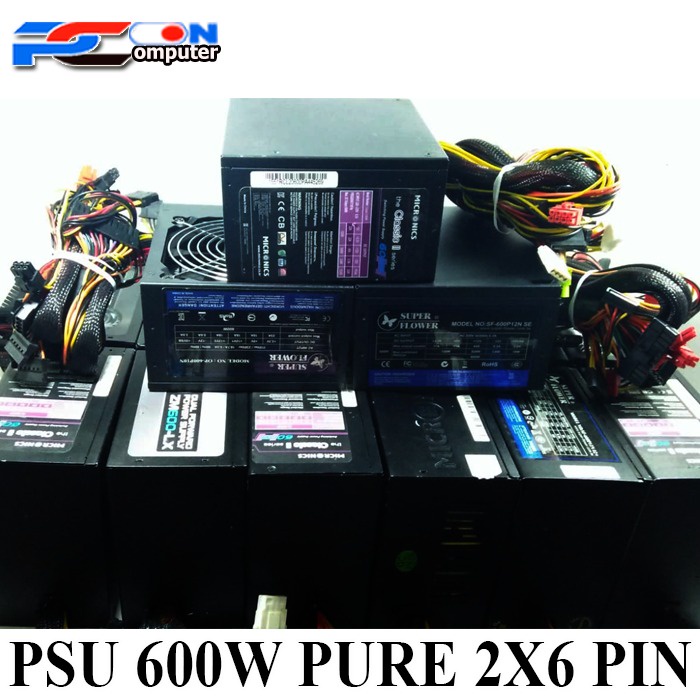 PSU POWER SUPPY 600Watt 600W pure merk KOREA