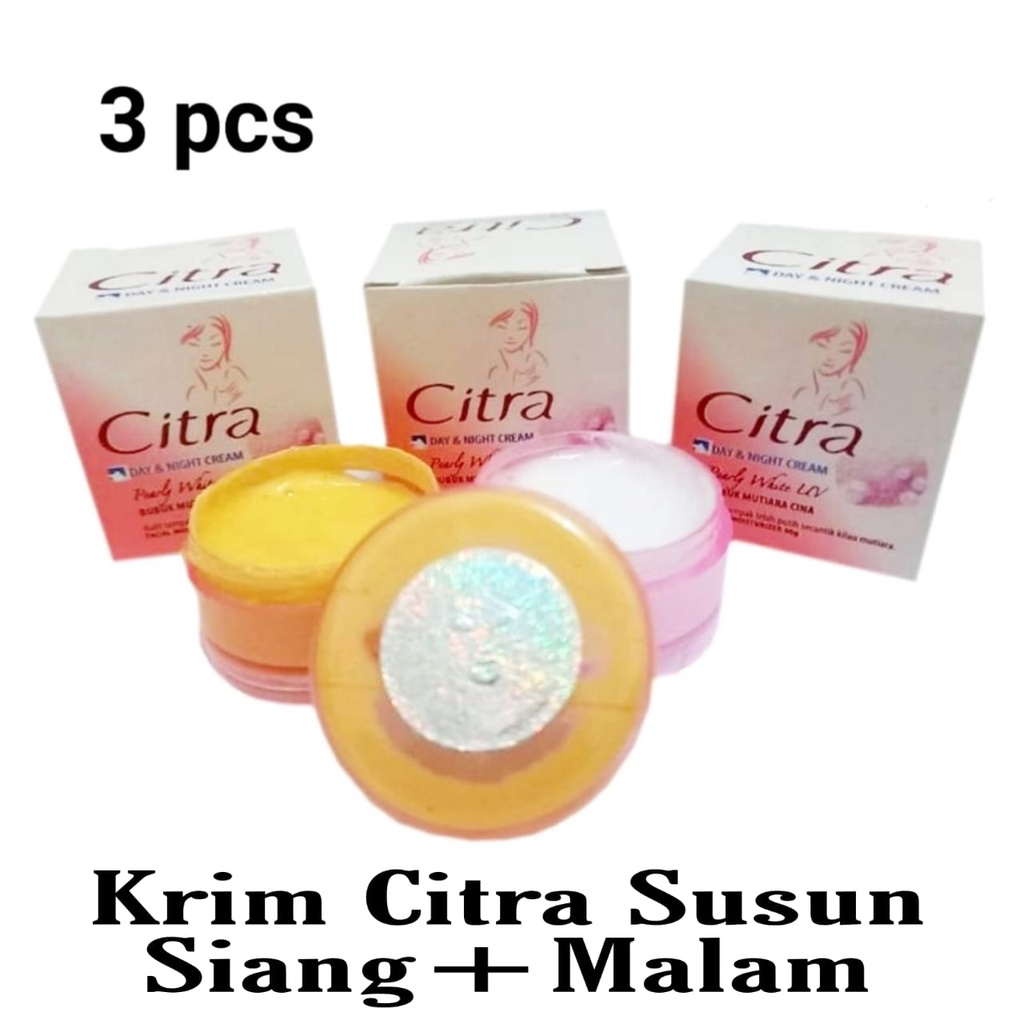 3pcs Krim Pelembab Wajah Citra Susun Siang dan Malam