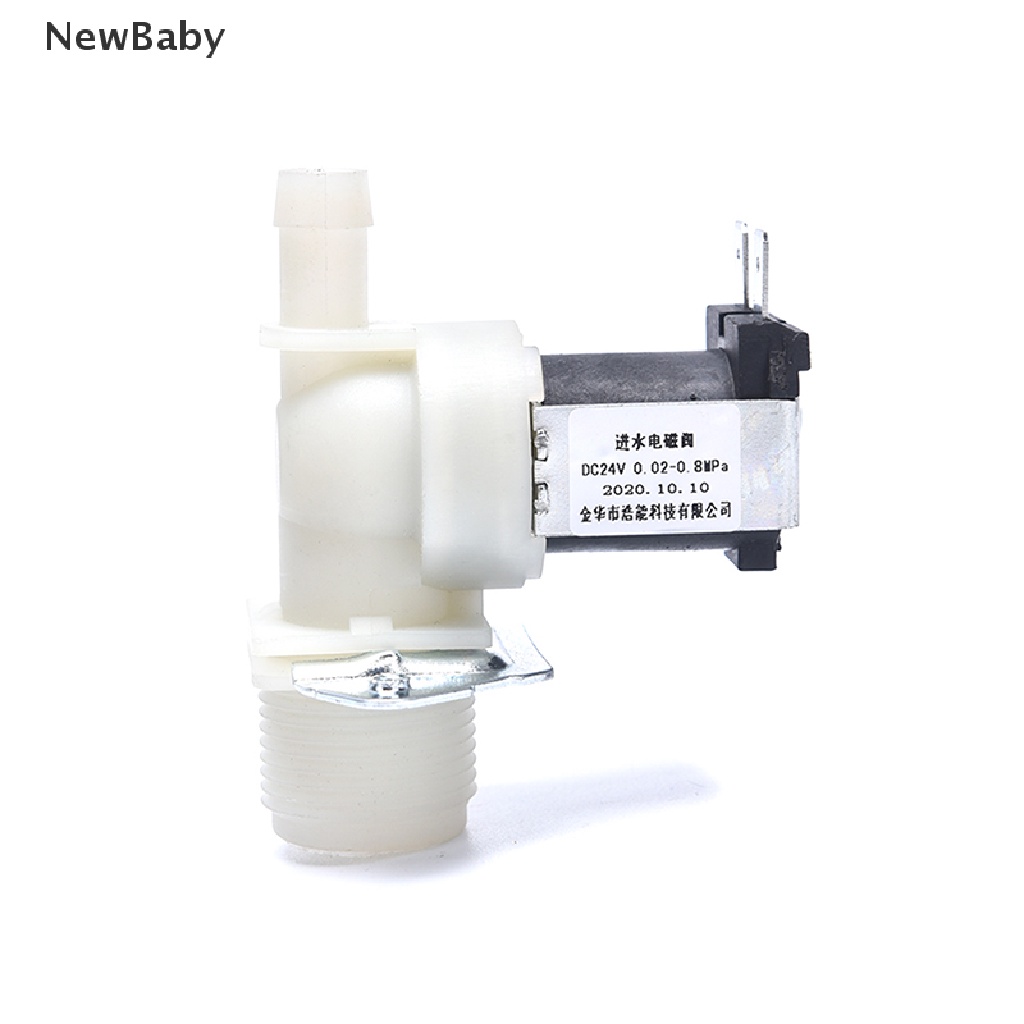 Newbaby Katup Inlet Solenoid Elektrik Dc 12v 24V AC220V Bahan Plastik Untuk Saluran Air