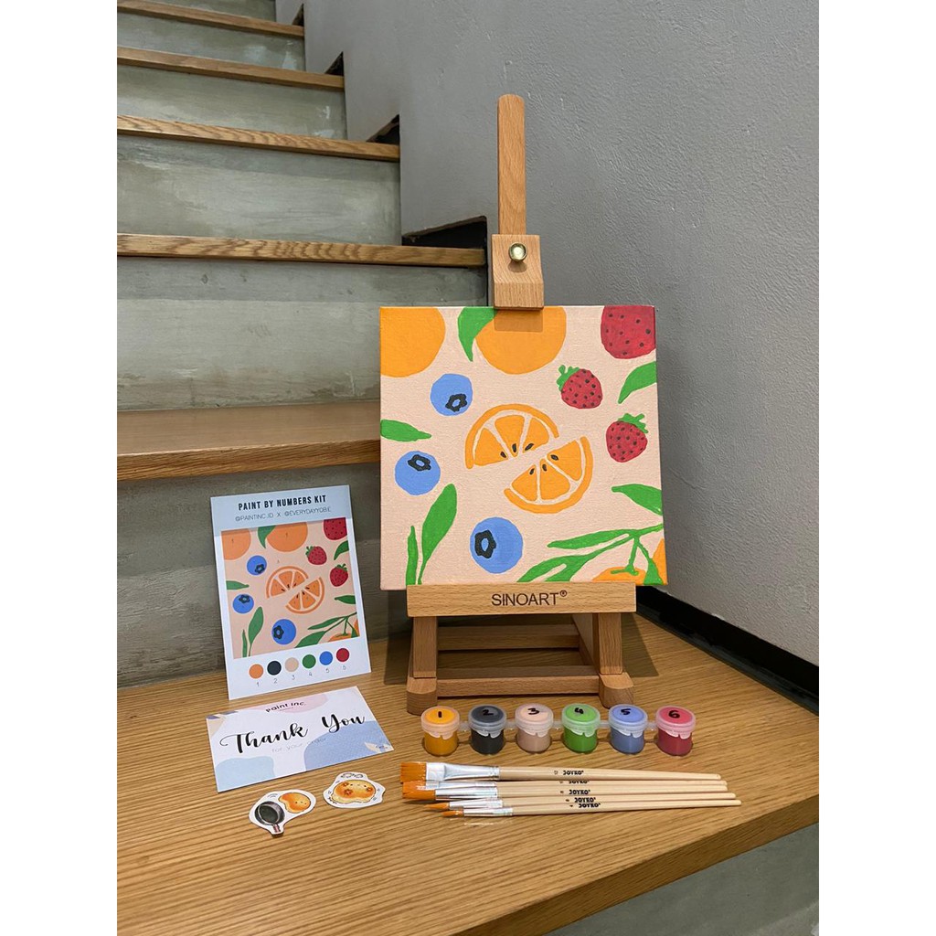 

Paint by Numbers Kit: Paintinc ID X Everydayyobe Painting Kit Paint by Number Gifts RB9