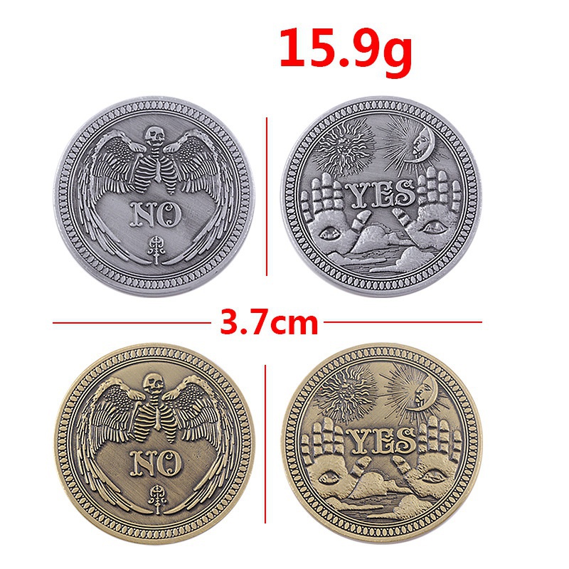 Punk Party Magic Skull Pattern Coin Retro Commemorative Coin / Game Coin