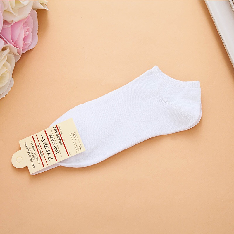 UNITY Kaos Kaki D060 Kaos Kaki Polos Bahan Spandek Kaos Kaki Import Murah-PUTIH