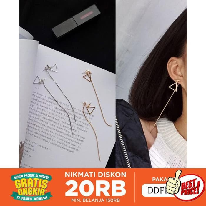 DDFI Anting Gantung Model Rumbai Panjang Gaya Korea untuk Wanita SELLER.