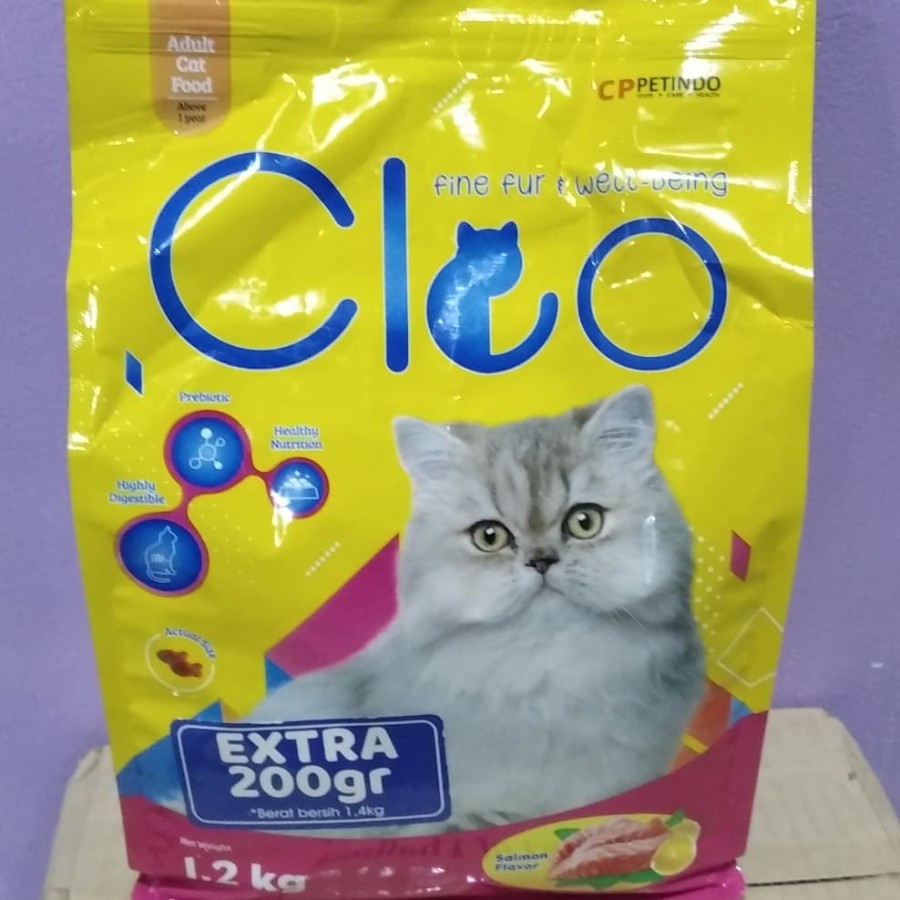 grab gojek cleo salmon 7 kg - makanan kucing cleo rasa salmon