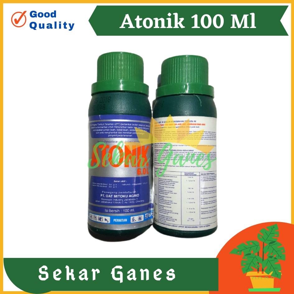 Ori Pupuk Atonik 6.0L Atonik 6,0L 100ML 250ML  Pupuk Cair Hormon Zpt Zat Pengatur Tumbuh