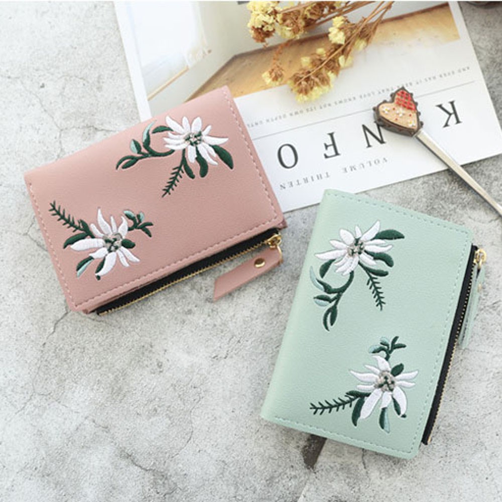 Dompet Motif Bunga Elegan Stylish Terpopuler