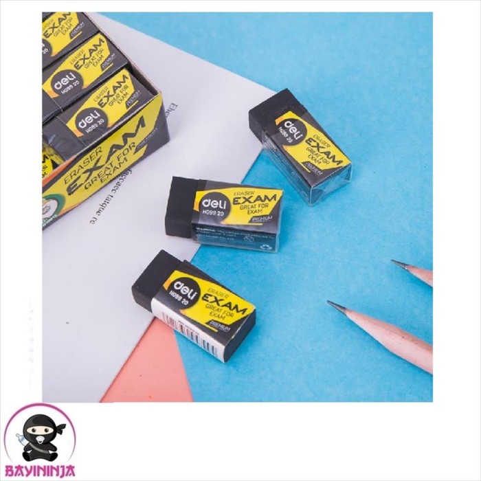 

DELI School Eraser Exam Penghapus Pensil H09920 T-Ninjabayi 01