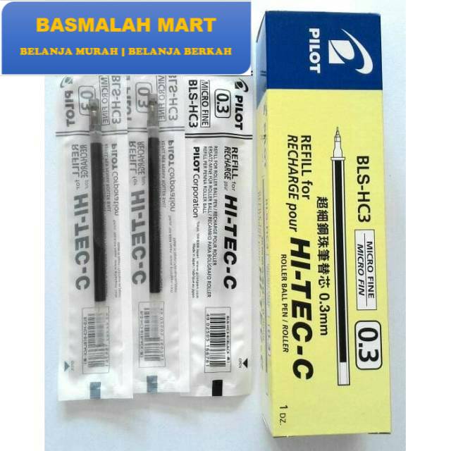 

Isi pulpen hitec pilot / refill pulpen Hi-Tec-C pilot Murah Termurah (Ilham Berkah Mart)