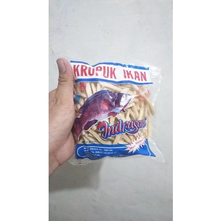 

Kerupuk Ikan Indrasari Spesial Bentuk Stick Kemasan 250 Gram