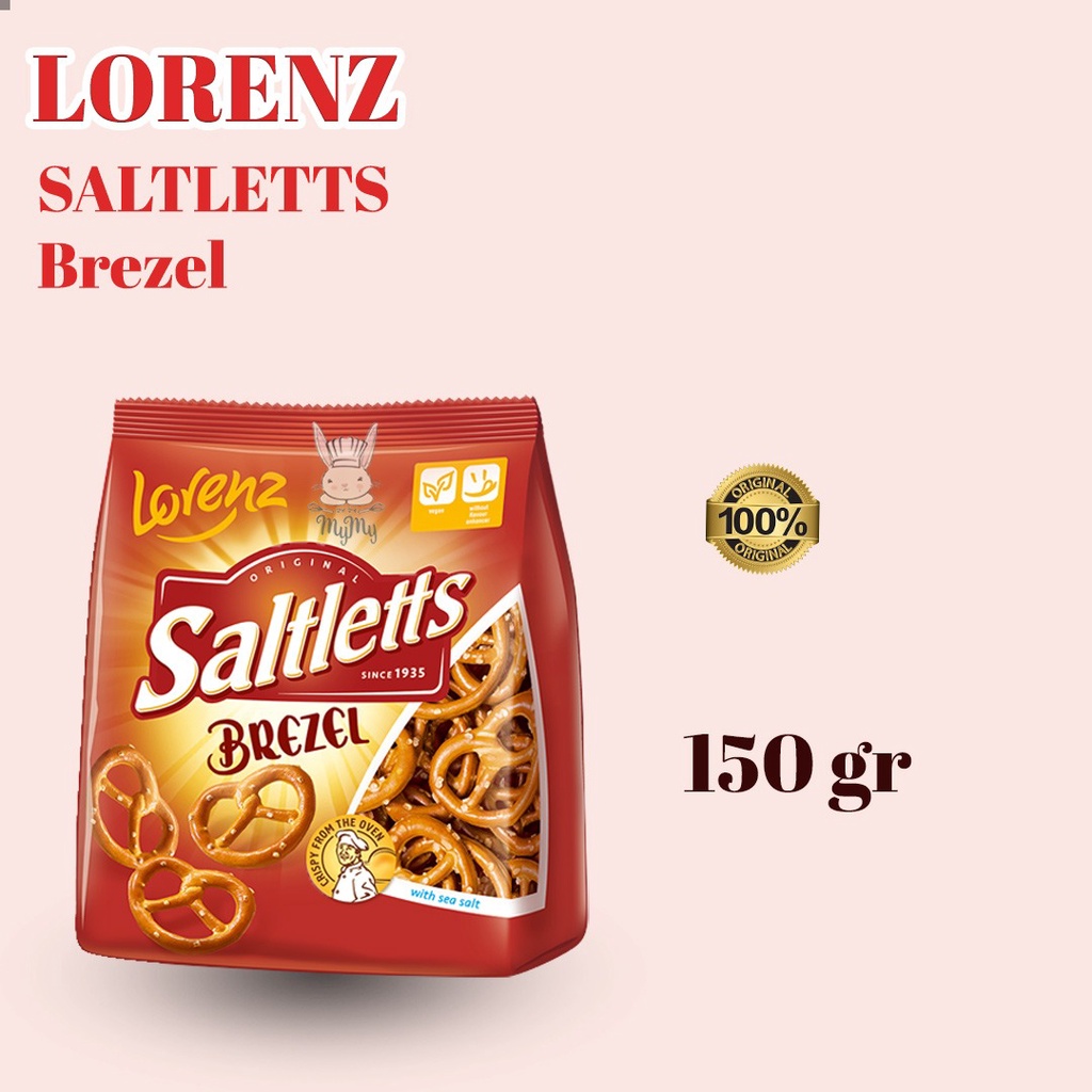 

LORENZ SALTLETTS BREZEL PRETZEL WITH SEA SALT 150 GR