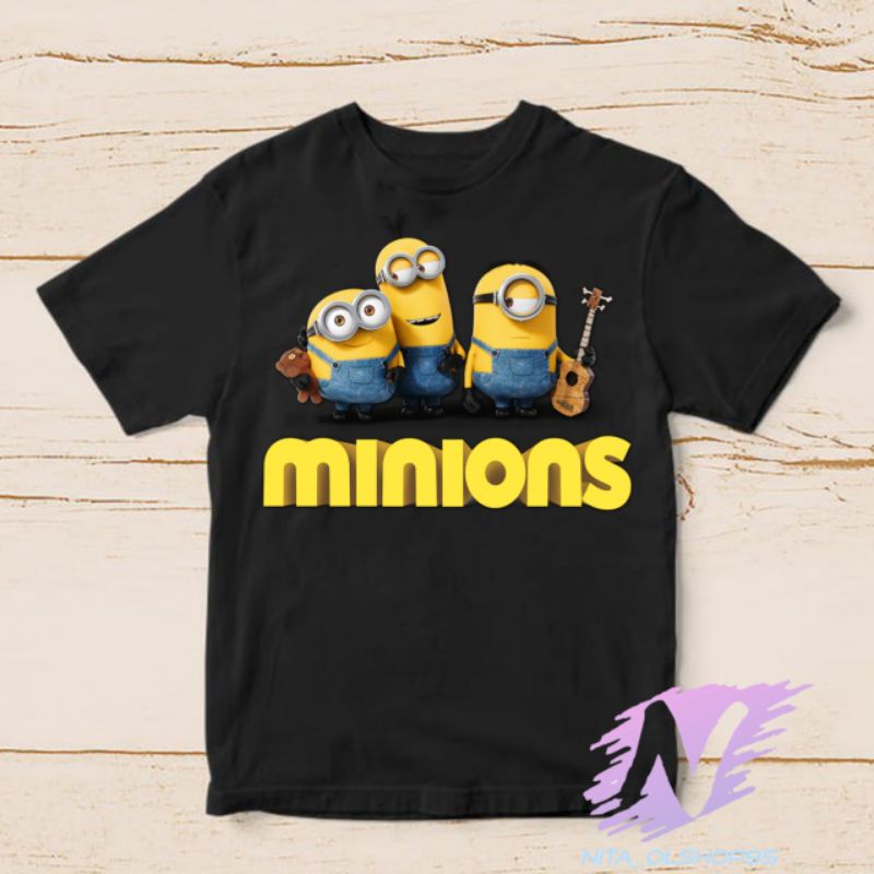 kaos anak Minions baju kartun anak