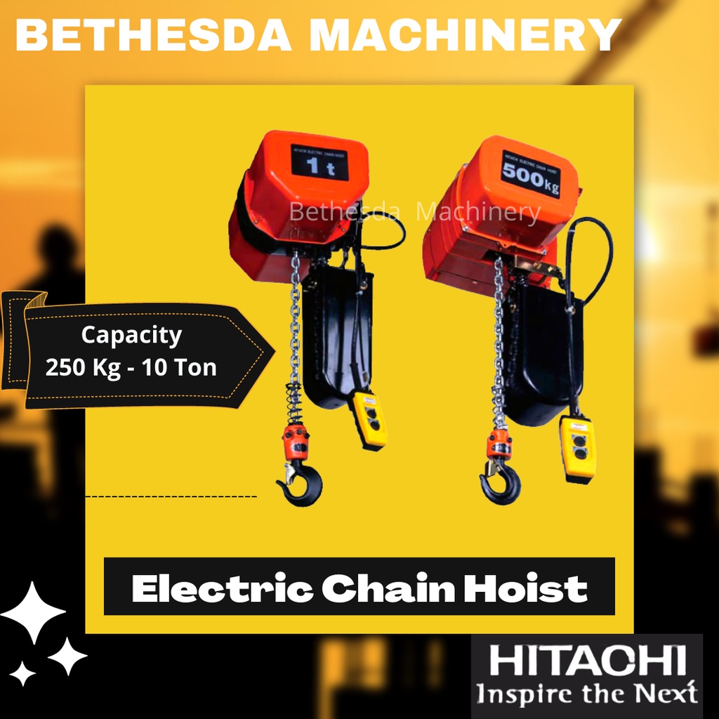 Hoist Crane Merk Hitachi 5 Ton Electric High Speed