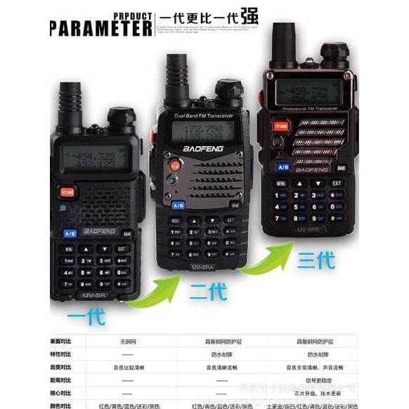 Radio baofeng HT Handy Talky UV 5RE PLUS lebih bagus dari UV-5R