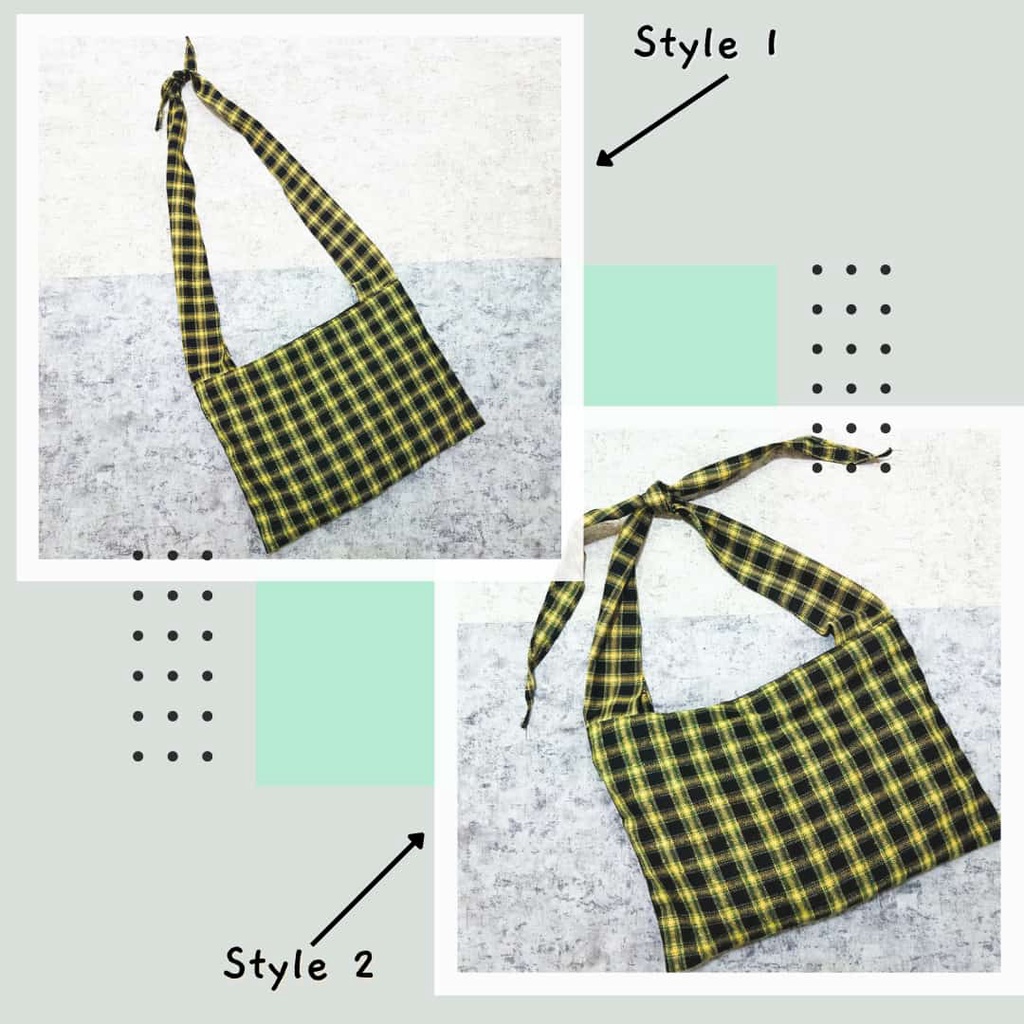 Tsunobag Adjustable totebag Large (Ada Resleting) Kekinian || Kiiyoomii || Talia tsuno bag