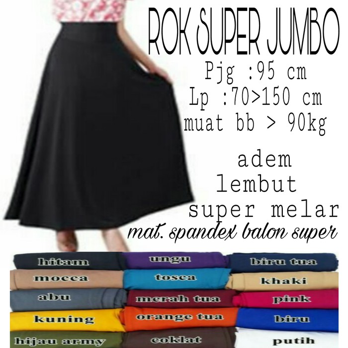 ROK SUPER JUMBO - Putih
