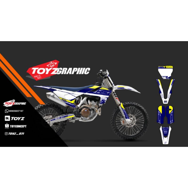 decal Husqvarna TE 250