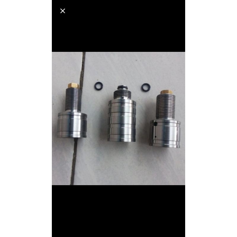 knockdown botol adaptor buka pasang botol drat 5/8 untuk 2 botol