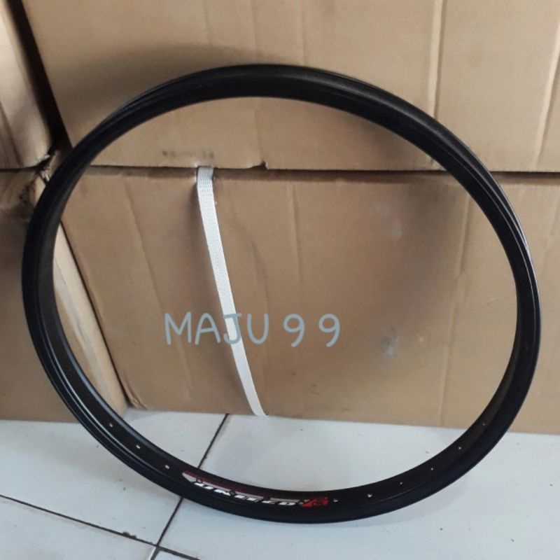 Velg/Rim Sepeda 20 United VG-2005 Alloy Hitam 36 Hole Lebar