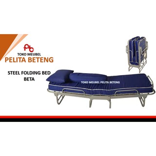 Jual Steel Folding Bed / Ranjang Lipat / Ranjang Rumah Sakit Beta Poppy ...