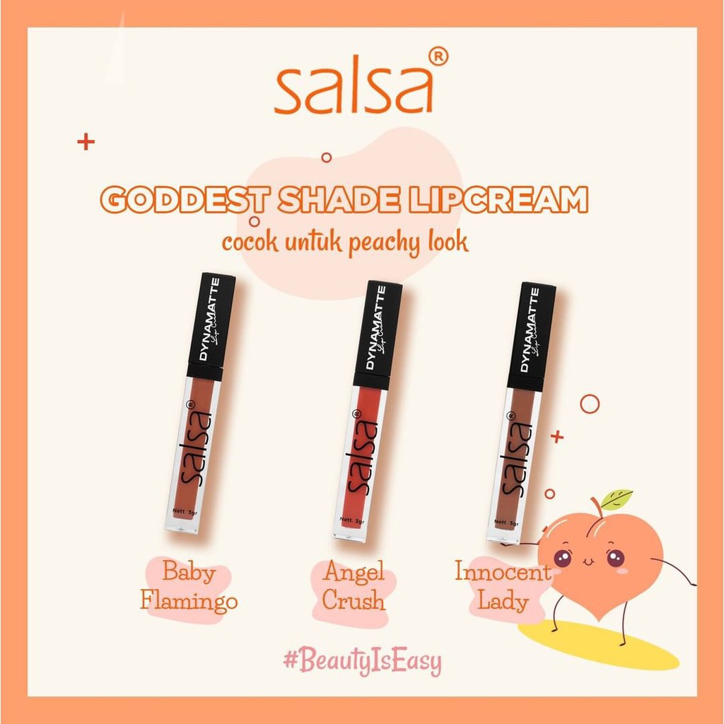 SALSA DYNAMATTE LIP CREAM / LIPCREAM - BEBAS PILIH