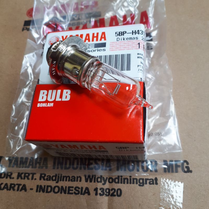 Bohlam lampu depan rx king scorpio original ygp