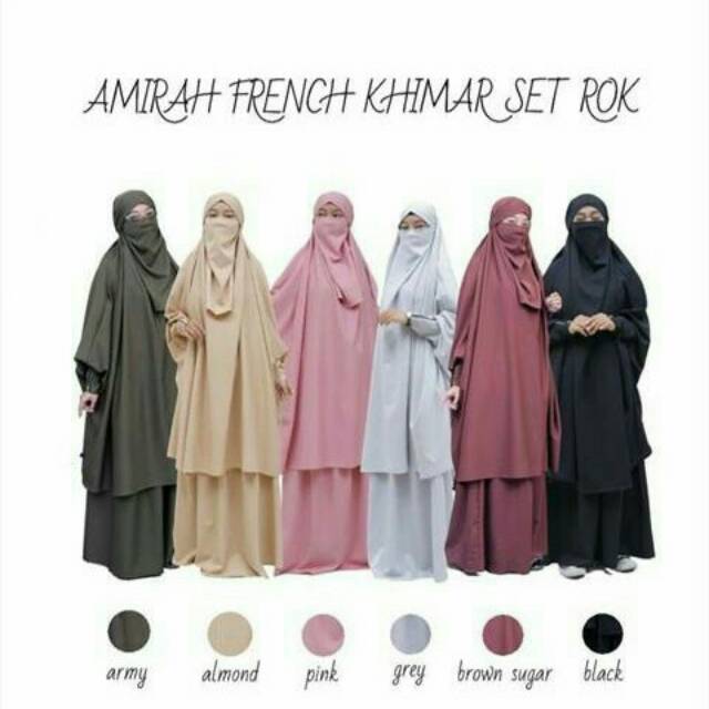 Terlaris  French Khimar Set Rok