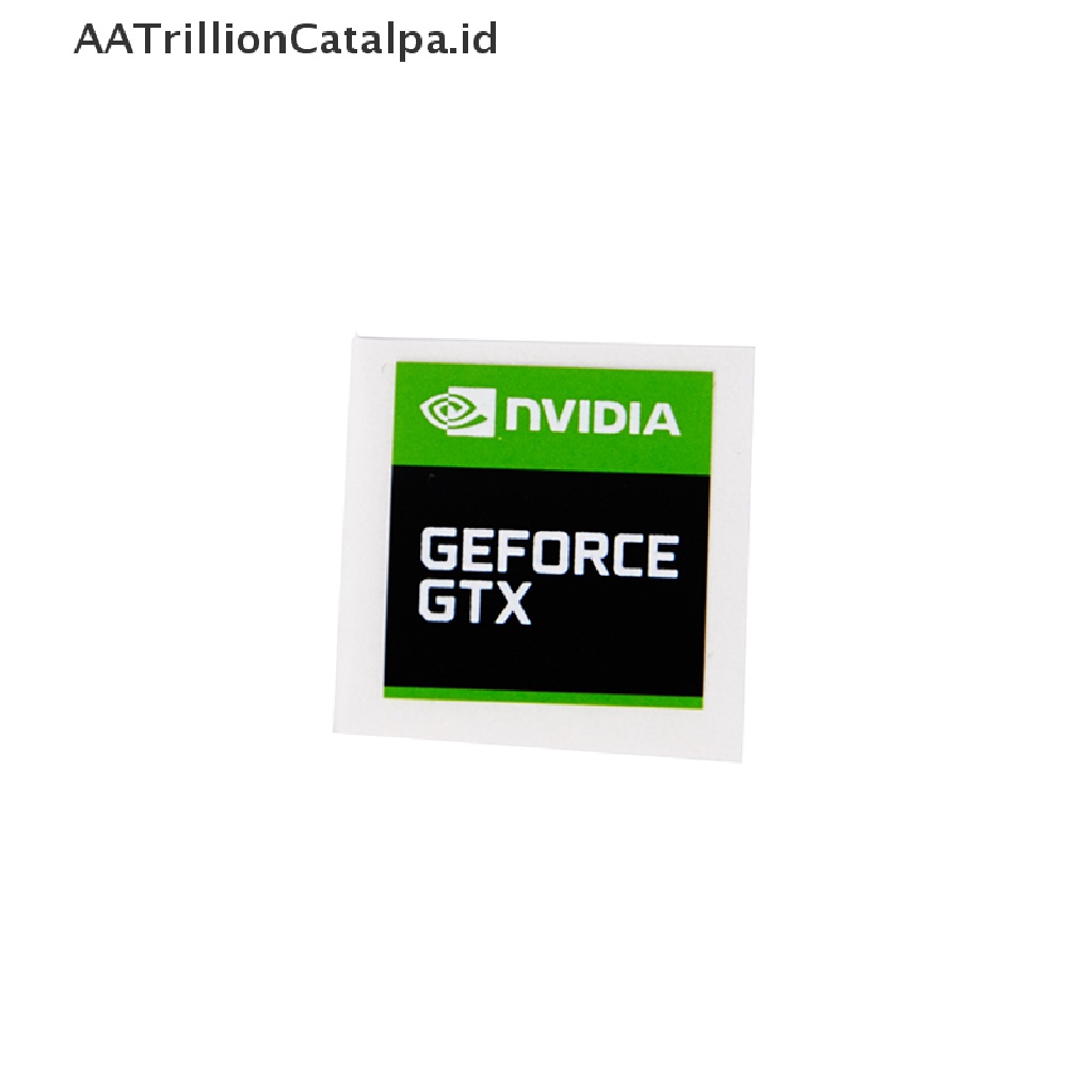 Aatrillioncatalpa AMD NVIDIA / RTX / GTX Stiker label Kartu Grafik Untuk laptop