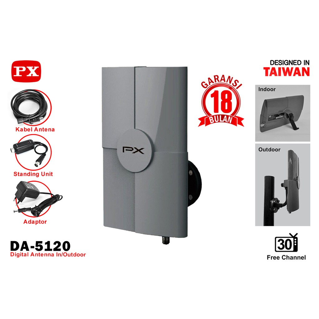 Digital tv indoor antenna PX DA-5120 - antena tv dalam