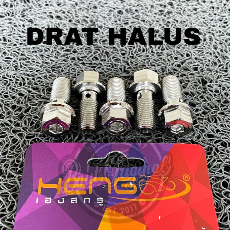 baut kaliper master rem probolt 2 kunci stainless drat halus alus heng thailand