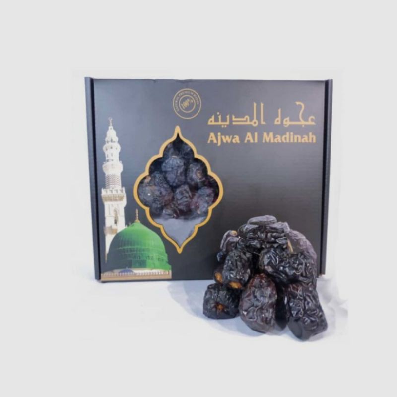 

kurma ajwa/ nabi 1kg - kurma nabi - kurma ajwa original - kurma - oleh oleh haji dan umroh