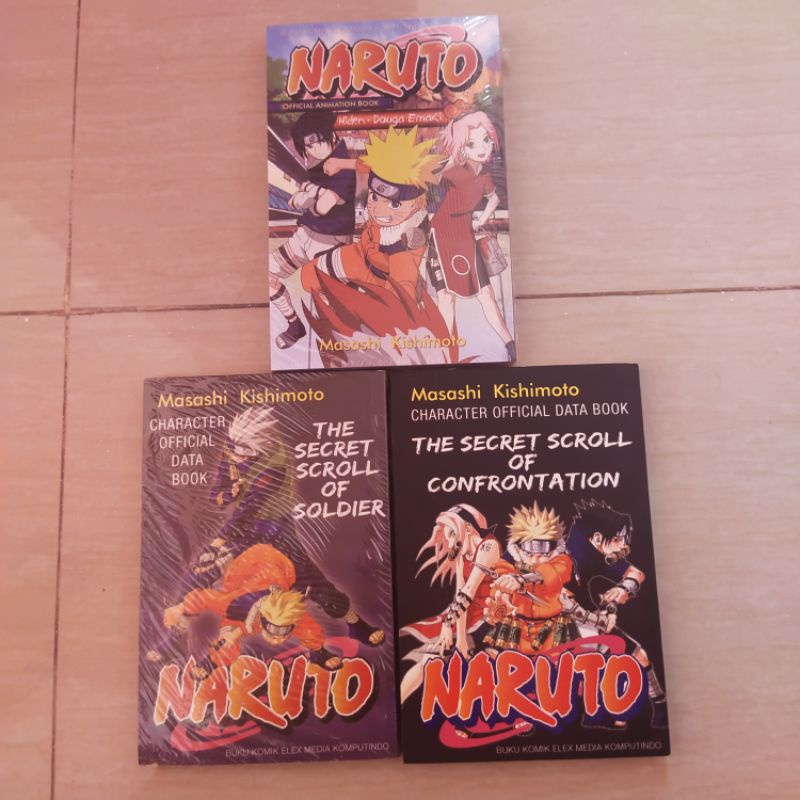 Komik Naruto Hidden-Douga Emaki Official Character Book, The Secret Scroll of Soldier,  The Secret S