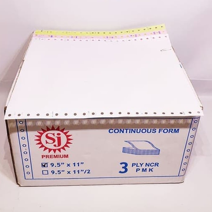 

CONTINUOUS FORM 9,5 X 11 3PLY