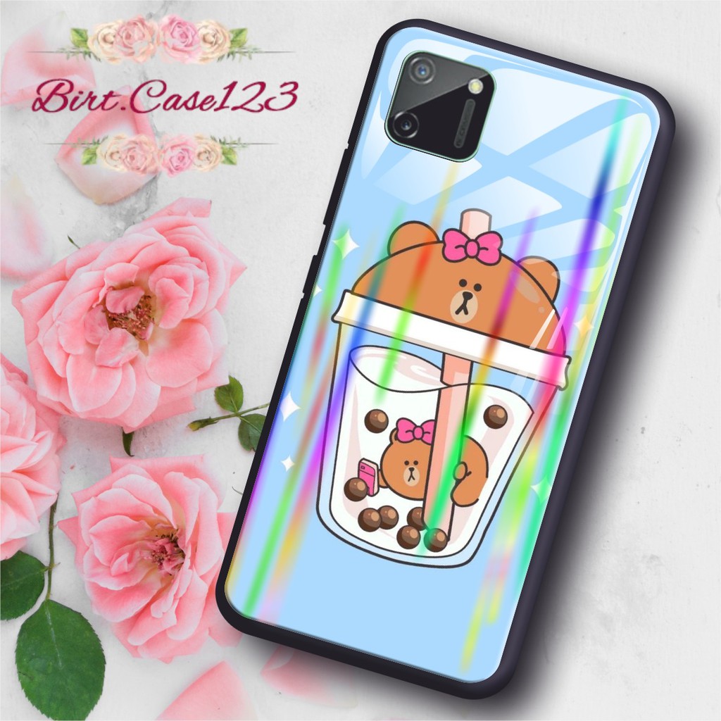 BC Case casing silikon Gambar BUBBLE back case glass aurora oppo samsung vivo xiaomi realme iphone