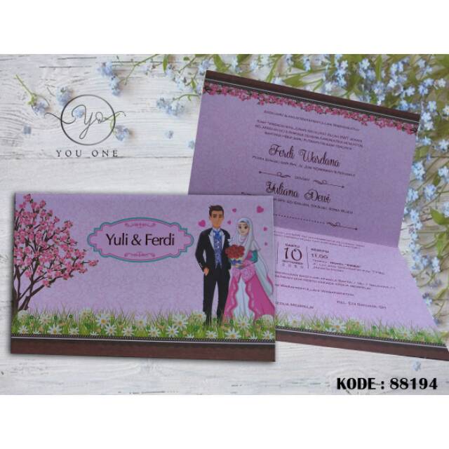 Undangan Pernikahan/Undangan Erba/E88194