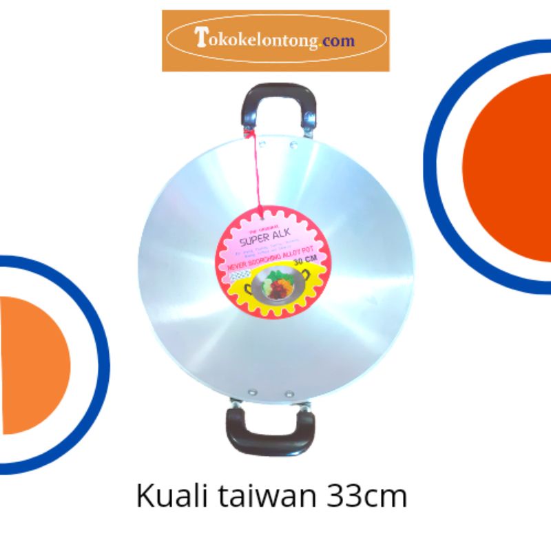 BARANG ORIGINAL Kwali taiwan 36cm/Kuali anti lengket/Kwali aluminium