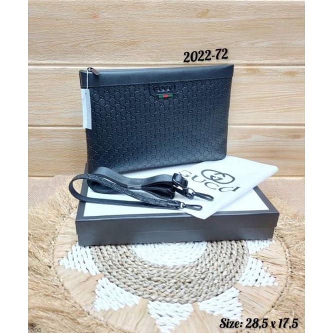 Clutch / Handbag Wanita / Pria Free Box Premium