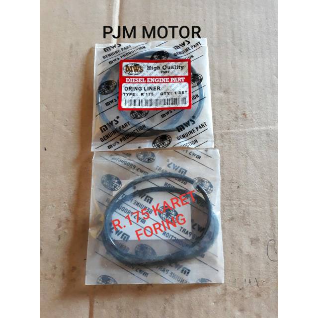 R175 KARET FORING ORING LINER MESIN DIESEL 6 HP PK