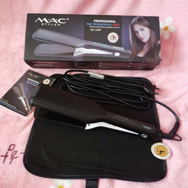 CATOKAN SALON SMOOTHING MAC Styler LEBAR PLAT 5,5.Cm