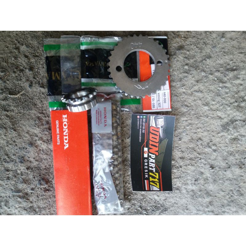 gigi sentrik gigi timing glseries set kamprat pnp cb gl mp tiger