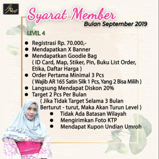 Syarat Reseller Dan Member Ar Rafi