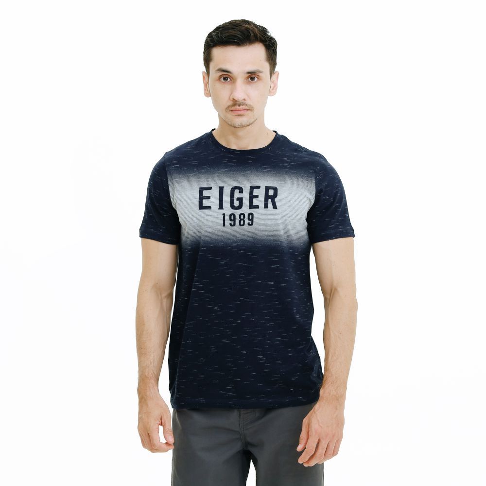ORI x EIGER1989 KAOS PENDEK PRIA NEBULOUS T-SHIRT - NAVY