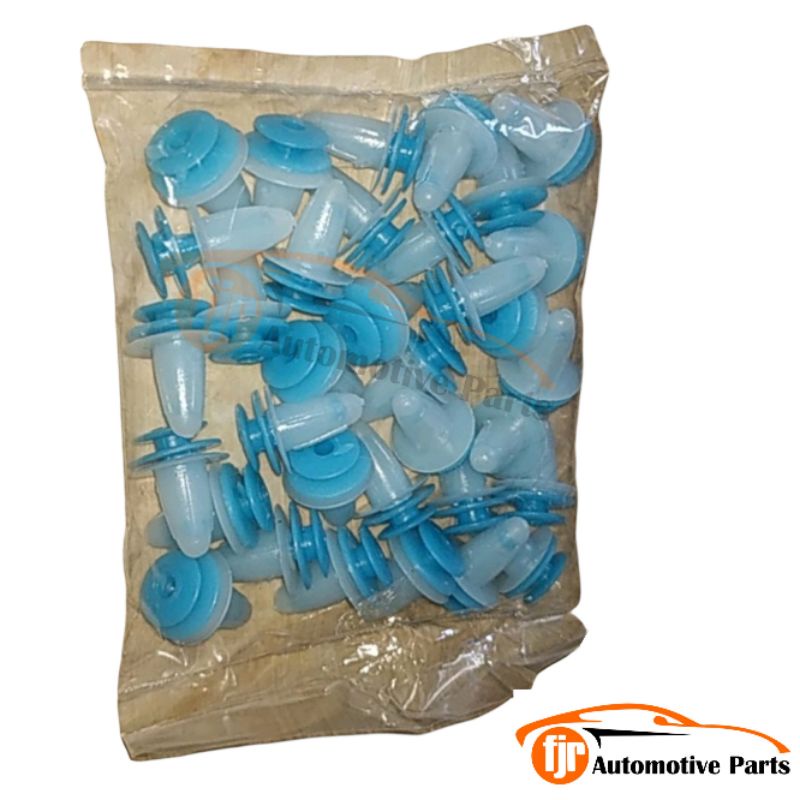 Kancing Klip Harbot Biru Putih Universal (1 Pax isi 15 Pcs)