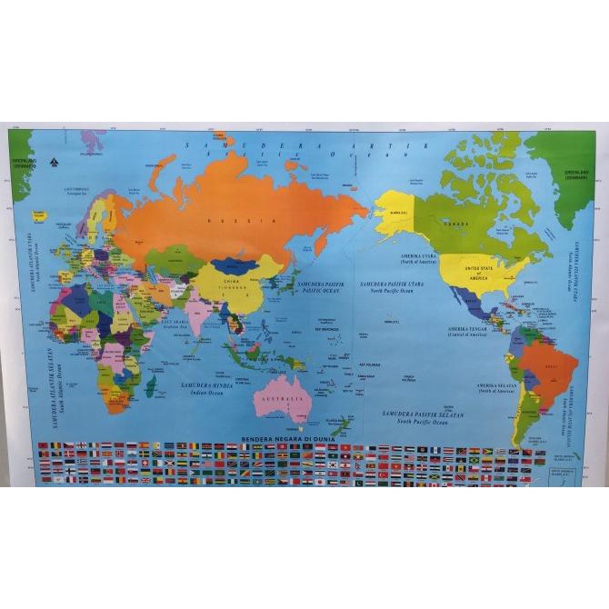 

Peta Dunia WorldMap lembaran Star Seller Termurah