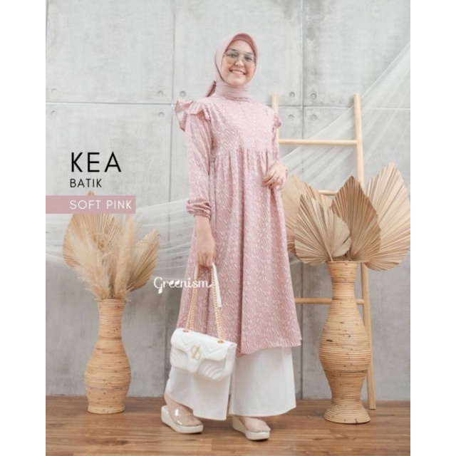 [GREENISM] KEA BATIK TUNIK BLOUSE MOTIF BATIK