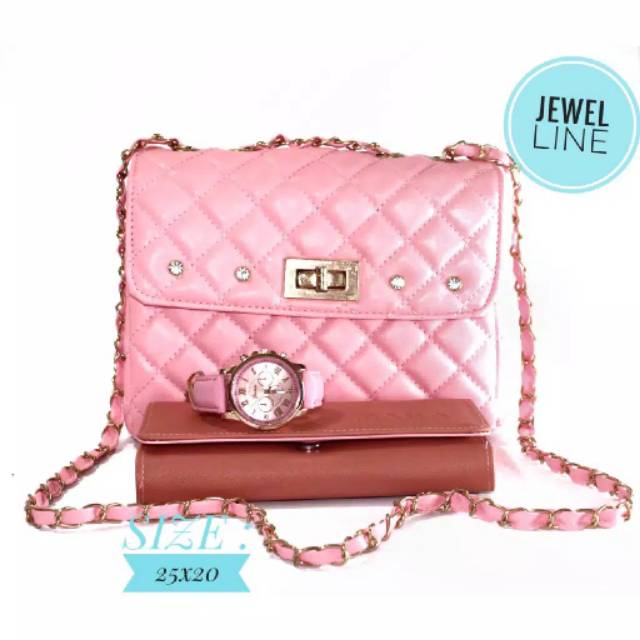 JEWELS LINE BAG FASHION / TAS SELEMPANG WANITA / TAS FASHION WANITA